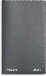 Mayland 23 0710 00 Index Planner Mini PP mørk grå 7,6x13,2cm