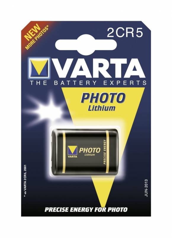 Varta Lithium photo 2 CR 5 6,0V 1600mAh batteri
