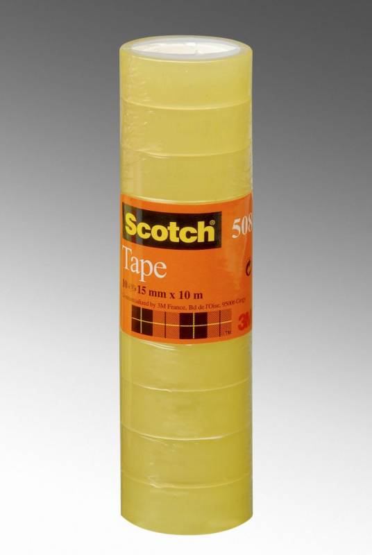 Scotch kontortape 508 transparent 15mmx33m 