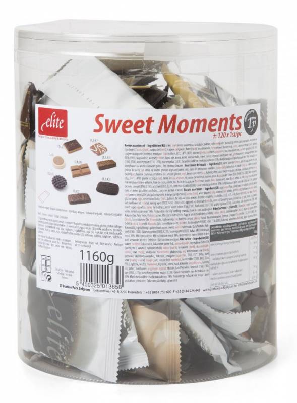 Chokolade Sweet Moments enkelindpakket, 120 stk