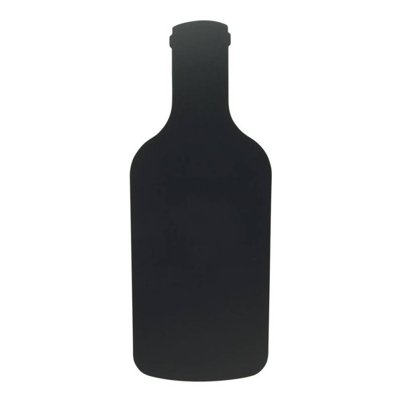 Securit chalkboard flaske Silhouet 49,7x19,5cm sort