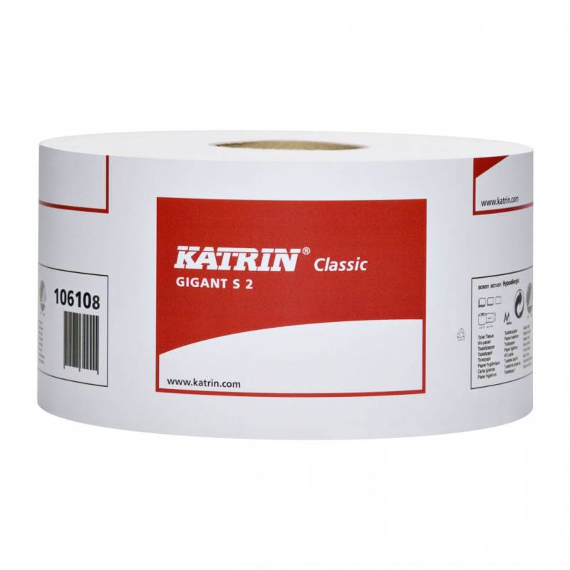 Katrin C Gigant S toiletpapir 2-lag 200m 10610 hvid