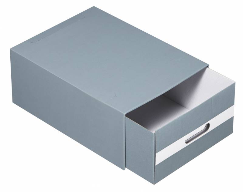 Arkivboks SIS Maxibox A4 grå