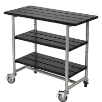 Urban Picnic plante/grillbord med 2 hylder sort