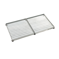 Cubic rist 40x80 cm h&oslash;jde 3,5 cm varmgalvaniseret&nbsp;st&aring;l