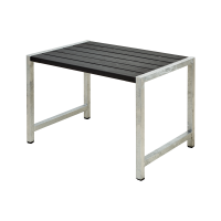 Plus caf&eacute; plankebord 127cm sort n&aring;letr&aelig;