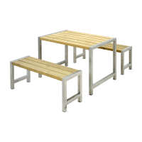 Plus caf&eacute; plankes&aelig;t 127 cm trykimpr&aelig;gneret n&aring;letr&aelig;