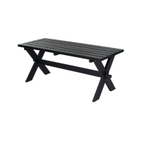 Nostalgi plankebord 177 cm sort