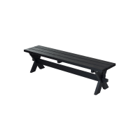 Nostalgi plankeb&aelig;nk 177 cm sort