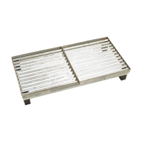 Cubic rist 40x80 cm h&oslash;jde 12,3 cm varmgalvaniseret&nbsp;st&aring;l