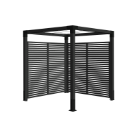 Plus Daylife pergola 198x198cm i sort træ