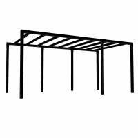 Arcade pergola 486x257cm sort