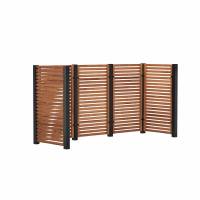 Tokyo renovationsskjul - til 3&nbsp;spande - ThermoWood&reg; sort-brun