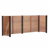 Tokyo renovationsskjul til 4&nbsp;spande&nbsp;ThermoWood&reg; sort-brun