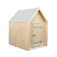 Classic legehus 144×124cm i ubehandlet nåletræ