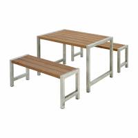 Plus caf&eacute; plankes&aelig;t 127 cm ThermoWood varmebehandlet fyrretr&aelig;