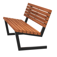 Siesta Living sofab&aelig;nk med rygl&aelig;n 150 cm ThermoWood tr&aelig;