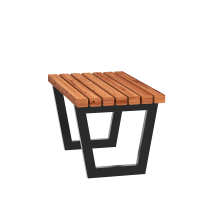 Siesta Living b&aelig;nk/bord 75 cm ThermoWood tr&aelig;