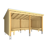 Plus Nordic b&aring;lhytte 9,5 m&sup2; - Type 1C