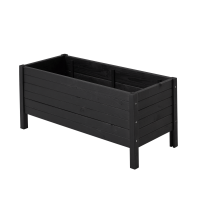 Basic plantekasse på ben 88×37×39cm sort