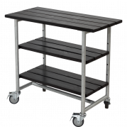 Urban Picnic plante/grillbord med 2 hylder sort