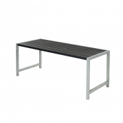 Plus plankebord 186cm sort n&aring;letr&aelig;