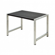 Plus caf&eacute; plankebord 127cm sort n&aring;letr&aelig;