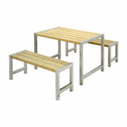 Plus caf&eacute; plankes&aelig;t 127 cm trykimpr&aelig;gneret n&aring;letr&aelig;