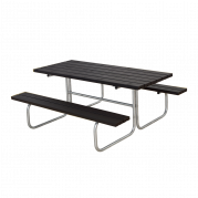 Classic bord/bænkesæt 177 cm sort