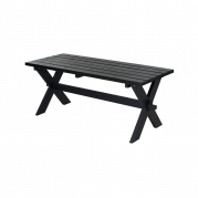 Nostalgi plankebord 177 cm sort