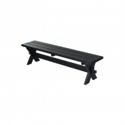 Nostalgi plankeb&aelig;nk 177 cm sort