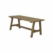 Country plankebord 177x75 cm gr&aring;brun