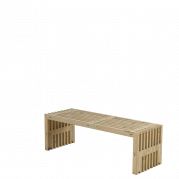 Tralleb&aelig;nk Rustik Design 138&times;49 cm drivt&oslash;mmerfarve