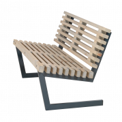 Siesta sofab&aelig;nk 138 cm tr&aelig; drivt&oslash;mmerfarve