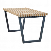 Siesta havebord 138 cm tr&aelig; drivt&oslash;mmerfarve