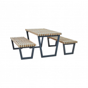 Siesta m&oslash;bels&aelig;t  138 cm tr&aelig; drivt&oslash;mmerfarve