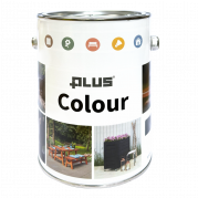 Plus lasurfarve 2,5 liter sort