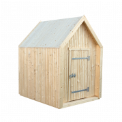 Classic legehus 144×124cm i ubehandlet nåletræ