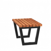 Siesta Living b&aelig;nk/bord 75 cm ThermoWood tr&aelig;