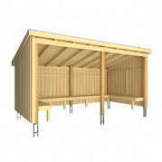 Plus Nordic b&aring;lhytte 9,5 m&sup2; - Type 1C