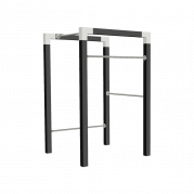 Outdoor Fitness tr&aelig;ningsstativ model 1 sort