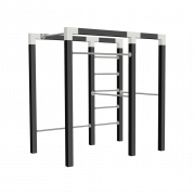 Outdoor Fitness tr&aelig;ningsstativ model 2 sort