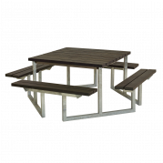 Twist bord/b&aelig;nkes&aelig;t 204 cm RePlast sort