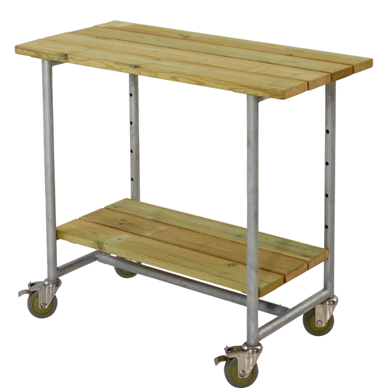 Urban Picnic plante/grillbord med 1 hylde trykimprægneret