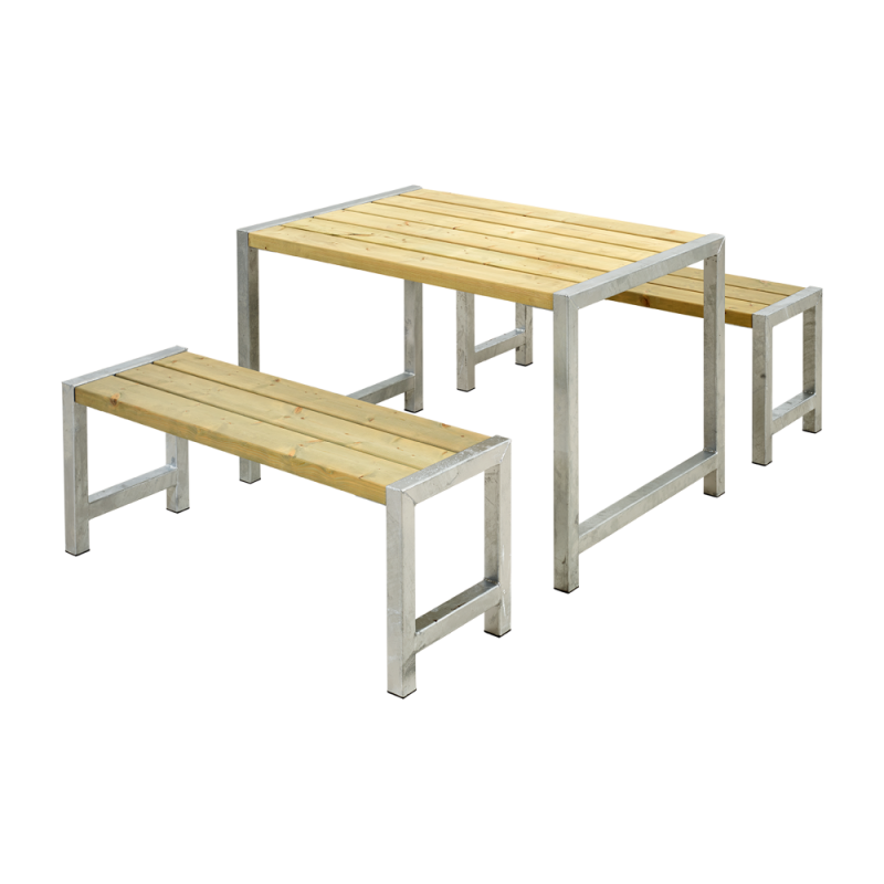 Plus caf&eacute; plankes&aelig;t 127 cm trykimpr&aelig;gneret n&aring;letr&aelig;