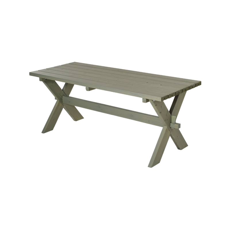 Nostalgi plankebord 177 cm gr&aring;brun