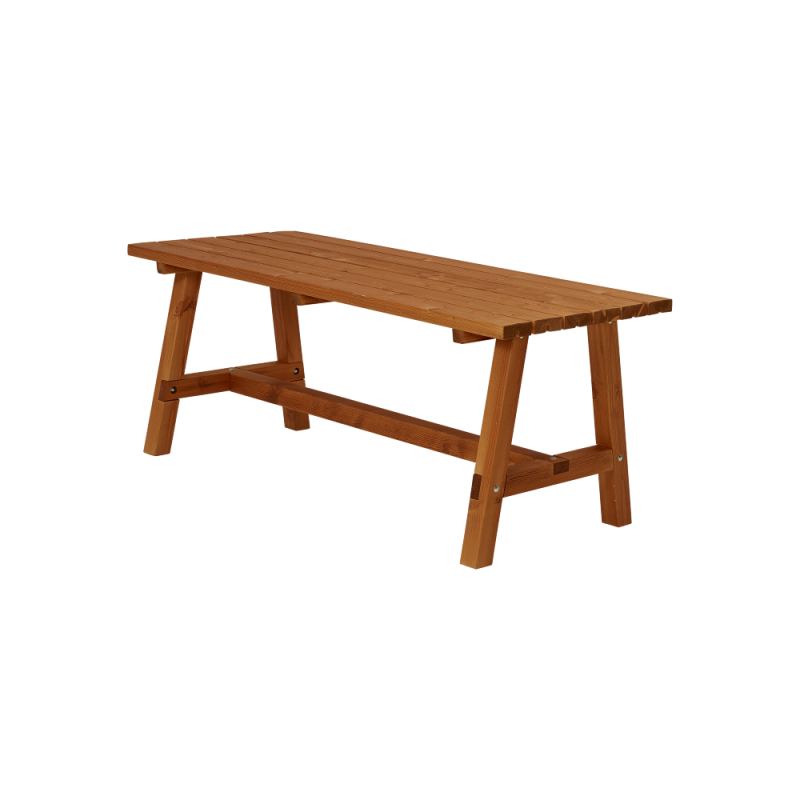 Country plankebord 177x75 cm grundmalet teak