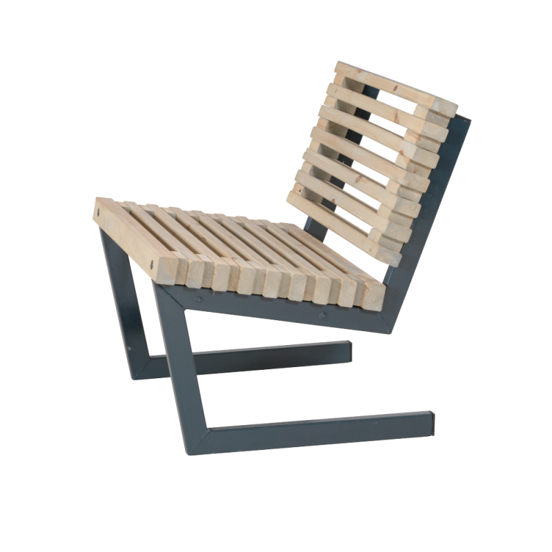 Siesta havestol 80 cm tr&aelig; drivt&oslash;mmerfarve