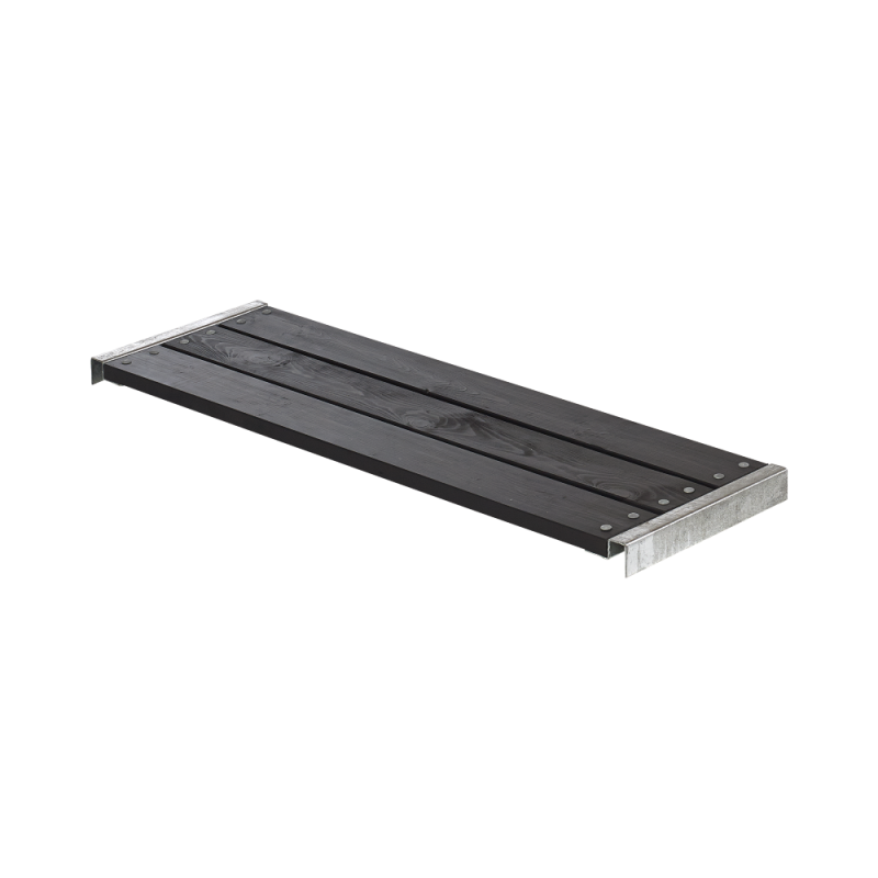 Cubic Pipe bænk 120×37cm sort