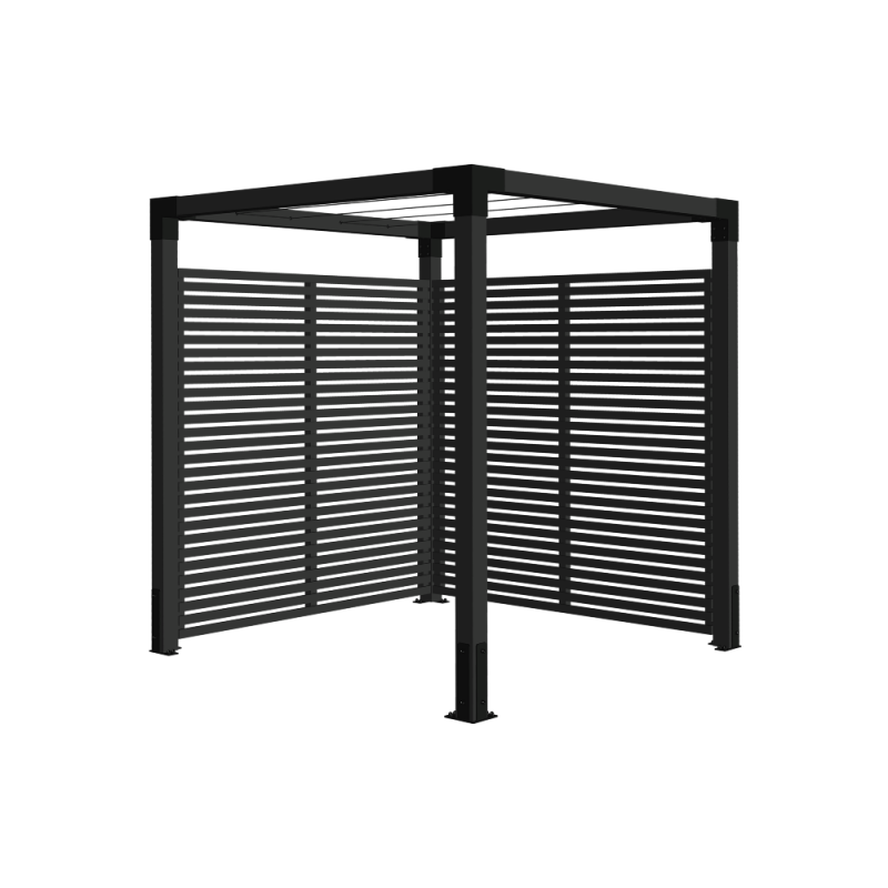 Plus Daylife pergola 198x198cm i sort træ